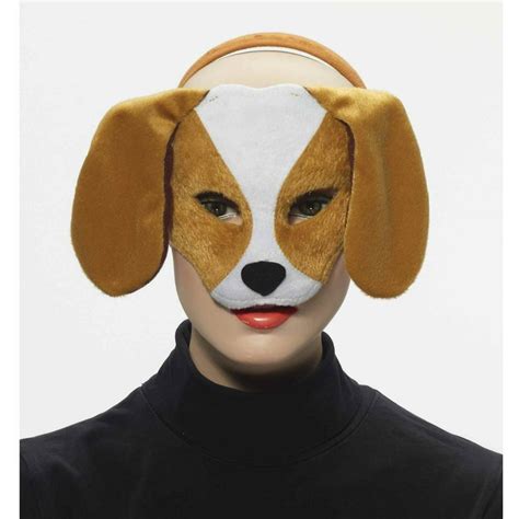 Deluxe Plush Animal Costume Mask - Dog - Walmart.com - Walmart.com