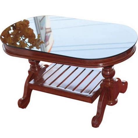 Tea Table Design Wooden Glass - Glass Designs