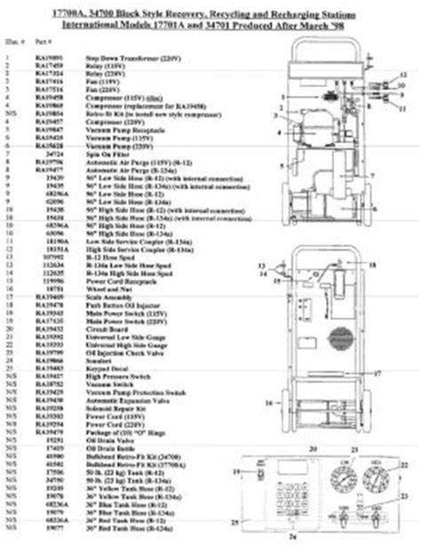 Robinair 34788ni Parts Diagram