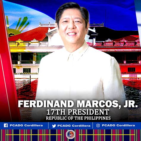 CONGRATULATIONS! FERDINAND MARCOS JR.,... - PCADG Cordillera