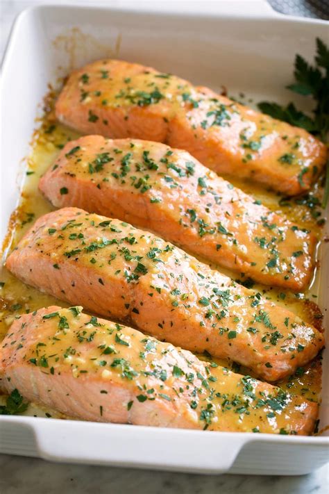 Baked Salmon with Buttery Honey Mustard Sauce - Cooking Classy ...