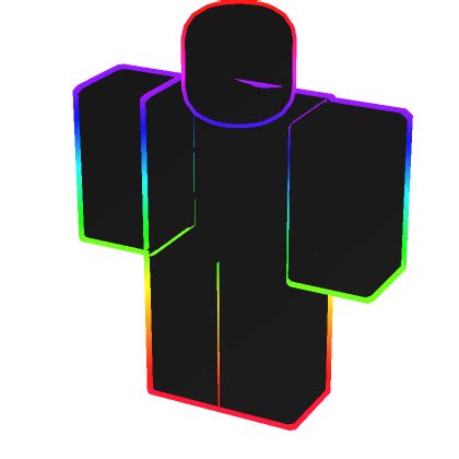 (1.0) Void Rainbow Avatar Highlights Outline | Roblox Item - Rolimon's