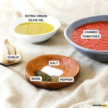EASY Keto Tomato Sauce: 4 Ingredients, Gluten Free, Low Carb
