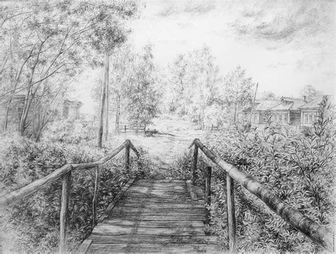 Pencil Drawing Images, Landscape Pencil Drawings, Line Drawing, Signs Guys Like You, Landscaping ...