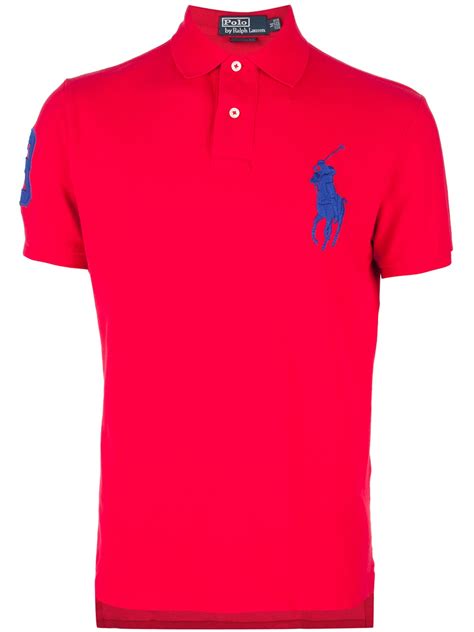 Lyst - Polo Ralph Lauren Polo Shirt in Red for Men