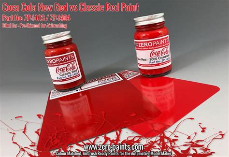 Coca Cola Classic Red Paint 60ml | ZP-1403 | Zero Paints