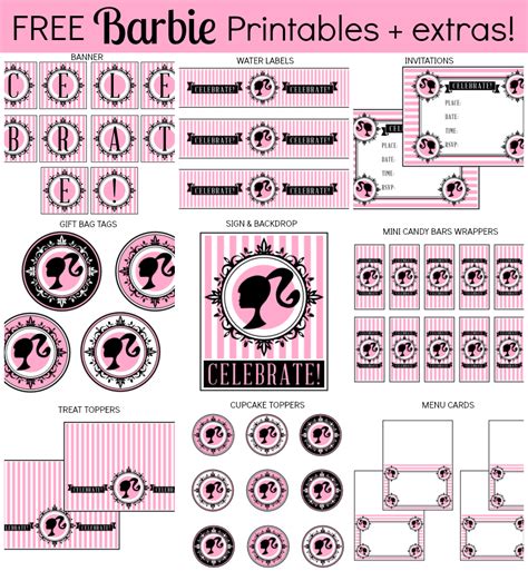 Barbie Birthday Party Printables | Barbie birthday invitations, Barbie birthday party, Barbie party