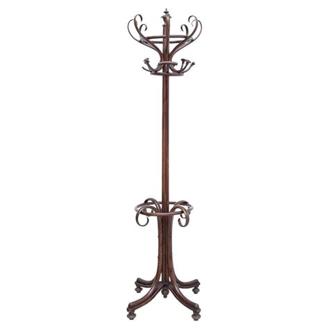 Antique French Bentwood Coat Stand, circa 1940 For Sale at 1stDibs
