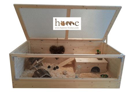 Large Indoor Guinea Pig Cage with Perspex Front 120x60 cm