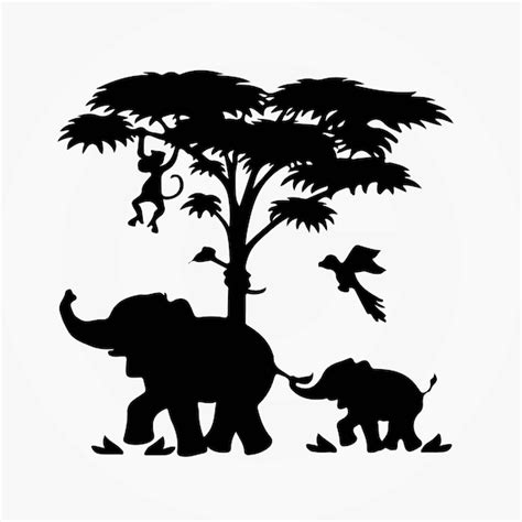 Safari SVG Jungle Animals Svg Wild Animals Svg Elephant - Etsy