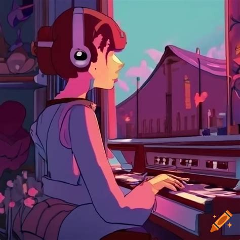 Lofi music banner