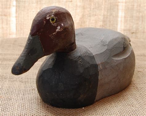 Vintage Wooden Duck Decoy | Duck decoys, Bird carving, Wooden