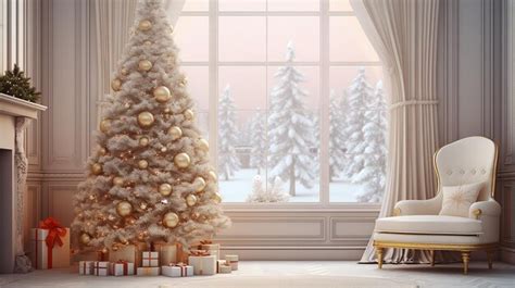 Premium AI Image | 3D Christmas Tree Interior