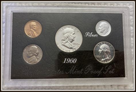 1960 1C-50C United States Mint Silver Proof Set - For Sale, Buy Now ...