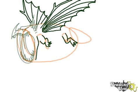 How to Draw a Thunderdrum Dragon from How to Train Your Dragon - DrawingNow