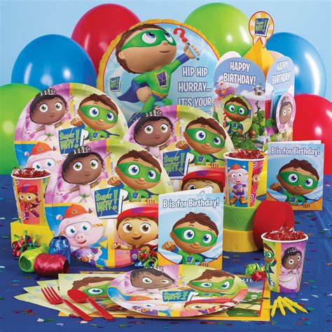 Super Why! Party Packs | Super why birthday, Kids birthday party, Birthday party packs