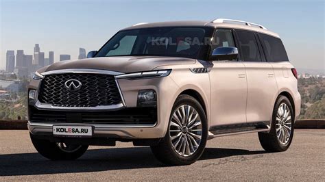 Next-Gen Infiniti QX80 Rendered Based On First Prototype Sighting - Pedfire