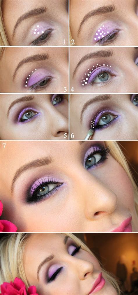 Purple makeup tutorial | Lila smink, Makeup tips, Sotig ögonmakeup