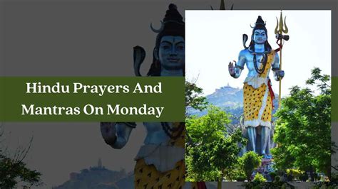 Hindu Prayers And Mantras On Monday: Lord Shiva Mantra and Benefits ...