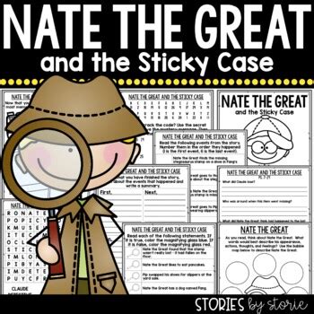 Nate the Great and the Sticky Case | Printable and Digital by Stories ...