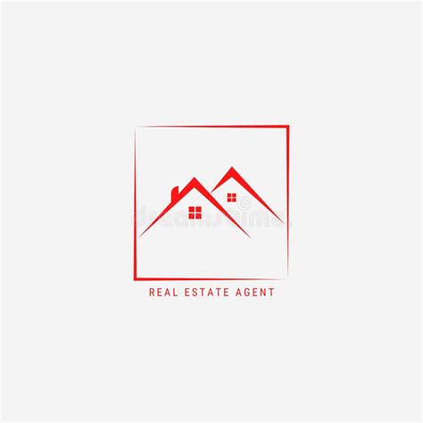 Real estate agent logo stock illustration. Illustration of pattern ...