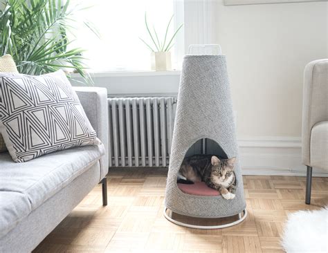 The Cone, A Sleek Modern Cat Scratching Post That Doubles as a Comfy ...