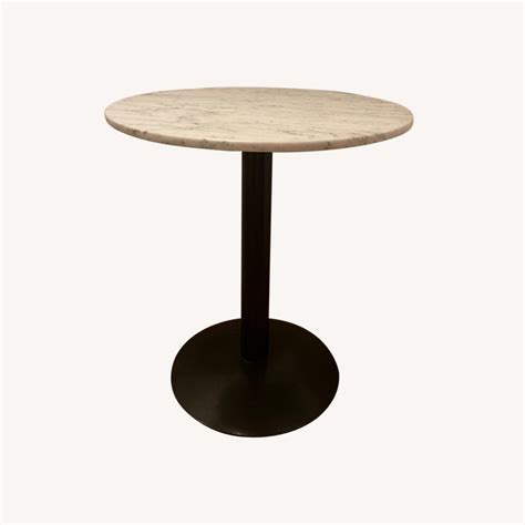 Round Marble Dining Table - AptDeco