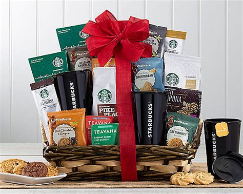 Starbucks Extravaganza: Deluxe Coffee Gift Basket at Gift Baskets Etc