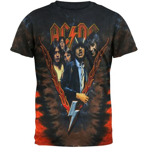 ACDC - AC/DC - Highway To Hell Tie-Dye T-Shirt - Walmart.com - Walmart.com