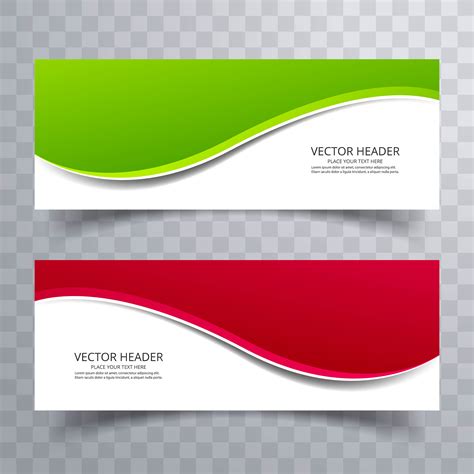 Banner background modern template colorful wave design 245180 Vector Art at Vecteezy