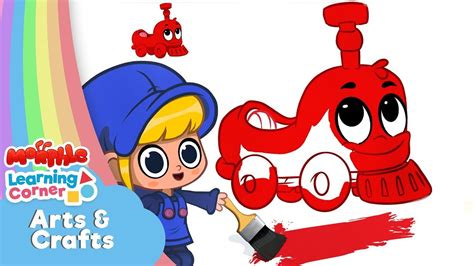 Learn to Draw With Morphle - Color Morphle Train | Arts & Crafts Corner | Learning Videos For ...