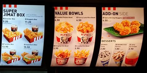 KFC Menu in Malaysia | 2019 – Visit Malaysia