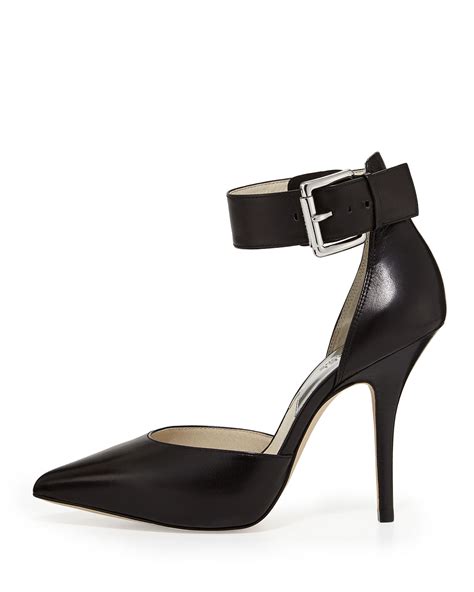 Lyst - Michael michael kors Brinkley Ankle-Strap Pump in Black