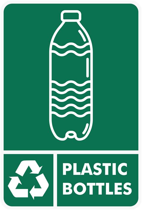 Recycling Plastic Bottles Sticker - TenStickers