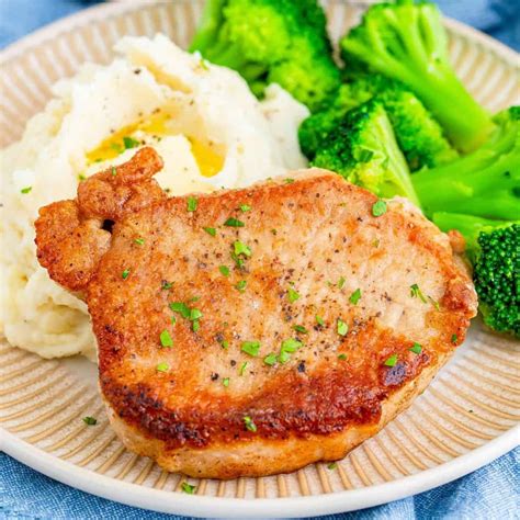 Pan Fried Pork Chops - The Country Cook