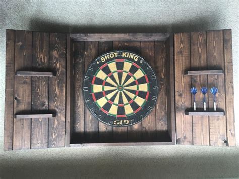 Custom Dart Board Cabinet – DC Wood Co.