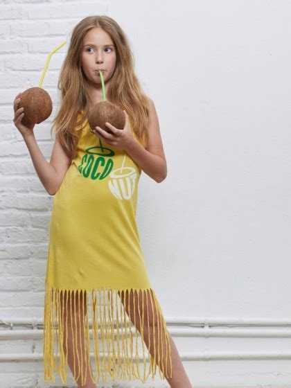 COCONUT FRINGED DRESS