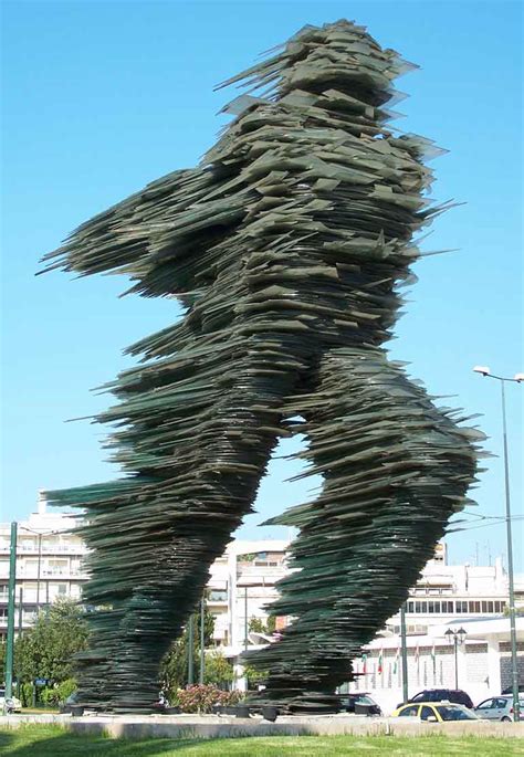 Futurist-inspired sculpture in Athens – Italian Futurism