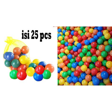 Jual BOLA WARNA WARNI MANDI BOLA PLASTIK HARGA SATUAN PER PC | Shopee ...