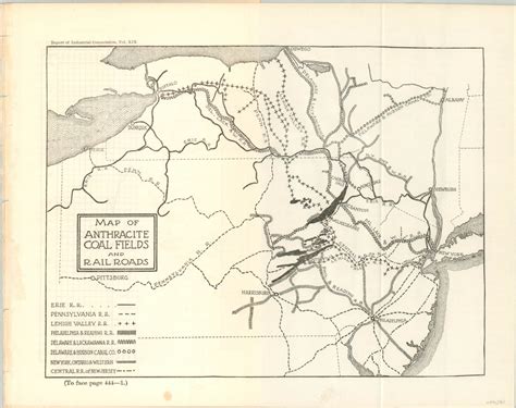 The Anthracite Coal Problem [with] Map of Anthracite Coal Fields and Railroads | Curtis Wright Maps