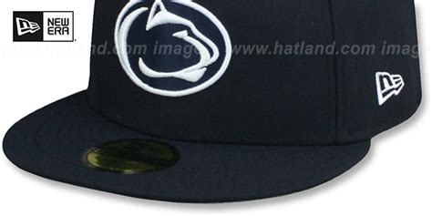 Penn State NCAA TEAM-BASIC Navy Fitted Hat by New Era