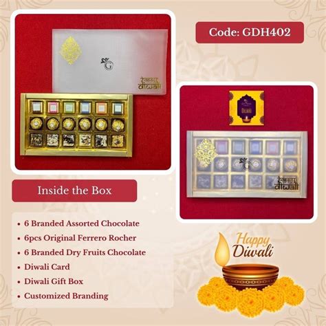 Red Paper Diwali Chocolate Hampers GDH402 at Rs 699/box in Mumbai | ID ...