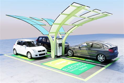 SOLAR EV CHARGING STATION :: Behance