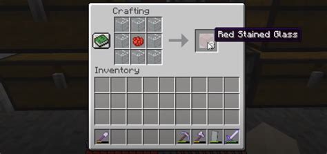 How To Make Red Stained Glass: Minecraft Recipe