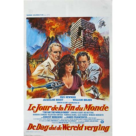 WHEN TIME RAN OUT Belgian Movie Poster - 14x21 in. - 1980