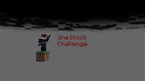 One block Challenge part 2 Minecraft - YouTube