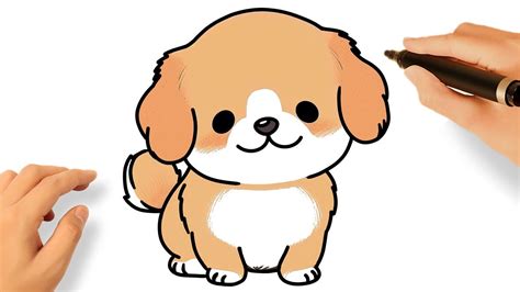 HOW TO DRAW A CUTE PUPPY DOG KAWAII 🐾😍 - YouTube