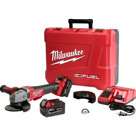 Milwaukee M18 FUEL 18-Volt Lithium-Ion Cordless Brushless 4-1/2 in./5 ...