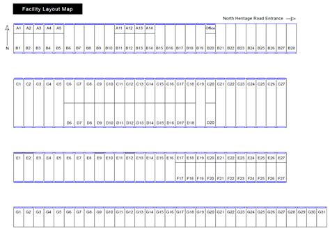 Facility Map: Mini Storage