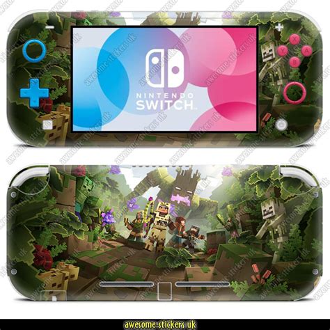 Nintendo Switch LITE skins 212 - MINECRAFT - Awesome Stickers UK